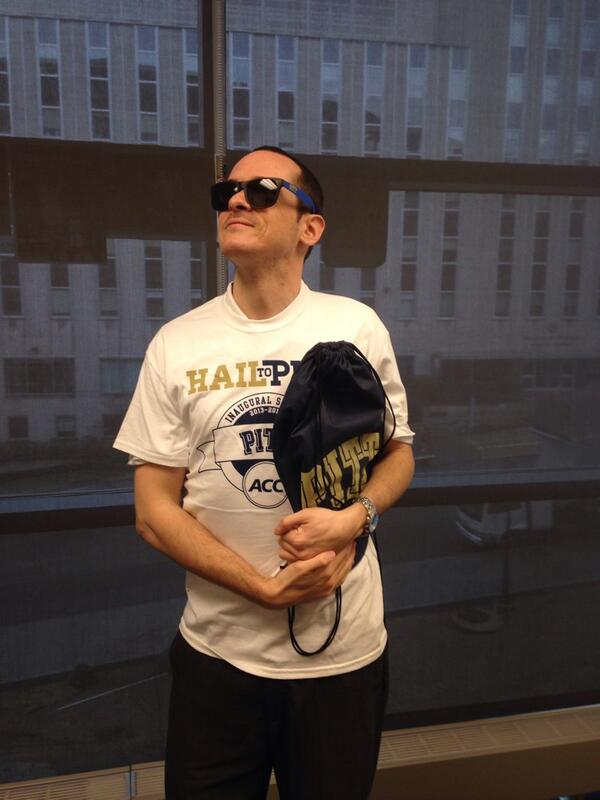 Pitt_SB's tweet photo. 24 hrs away from #PITTvsCUSE. RT if you are coming for a chance to win this prize pack #H2P http://t.co/XHLPor2Ke4