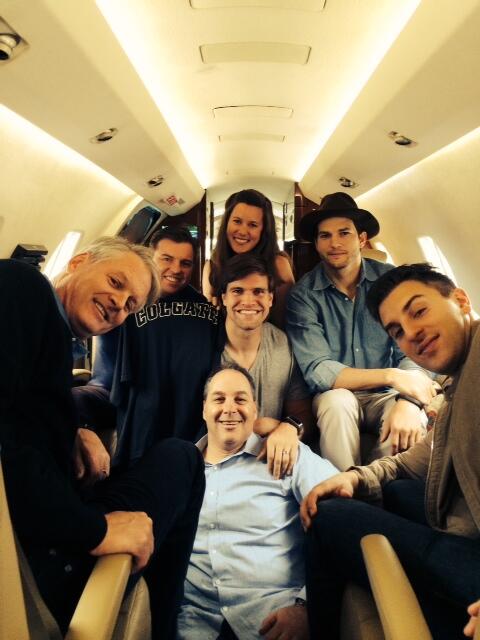 GammaPhiColgate's tweet photo. “@colgateuniv: E-weekend #CUSelfie http://t.co/CkbtHROhnY” delta tau alum @cahlykellah en route to colgate w/ Ashton Kutcher for E-weekend!