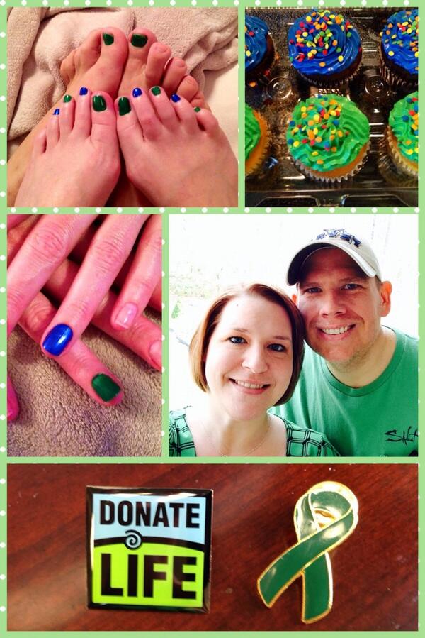 Showing support for National Donate Life Day! #givethegiftoflife