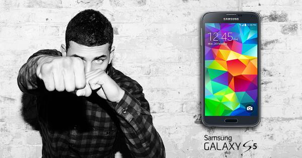 TMobile's tweet photo. The #GS5 is here! Get it with T-Mobile for nothing down for qualifying customers. http://t.co/8kPW1GsO98 #RebelMaker http://t.co/tKWXUMmq9H
