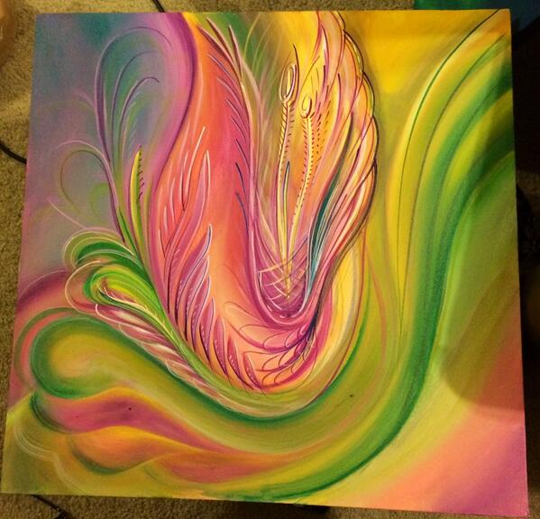 morgasm's tweet photo. Working on an abstract!! #artist#painting#paint#acrylics#scrylicsoncanvas#paintingcleverly#art#pictureoftheday http://t.co/aTnVPykSYQ