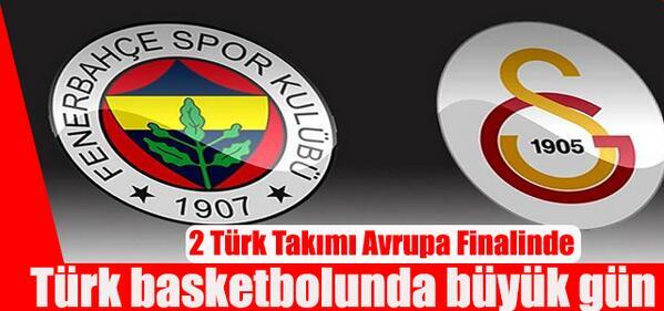2 Türk takımı finalde! Euroleague Kadınlar finalinde Fenerbahçe ile Galatasaray Pazar günü karşı karşıya gelecek.