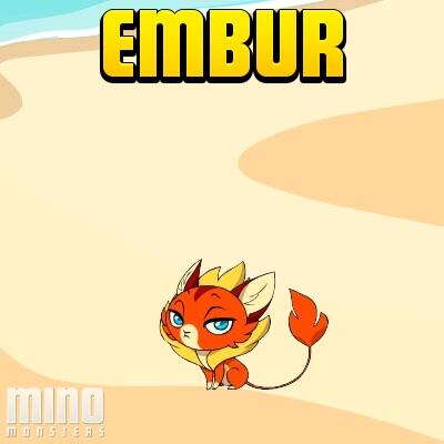GRCEcoStore's tweet image. I just got a Embur in MinoMonsters! Try it for FREE! bit.ly/playmino