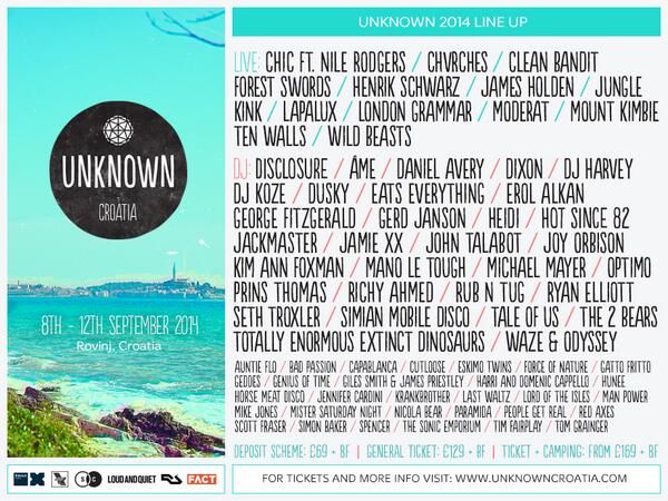 RT to win...

2x Parklife Weekend tickets
2x <a href="/UnknownCroatia/">Unknown</a> tickets + camping on site

Winner chosen 10pm Sunday