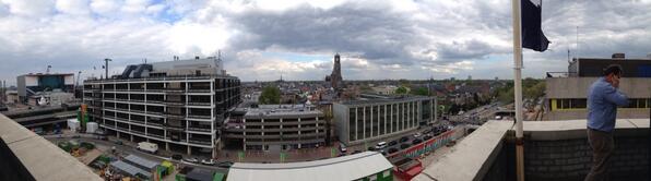 klaaspol's tweet image. Vandaag training #3D #visd in Utrecht. Tussen de bedrijven door mijzelf herpakken op dakterras.