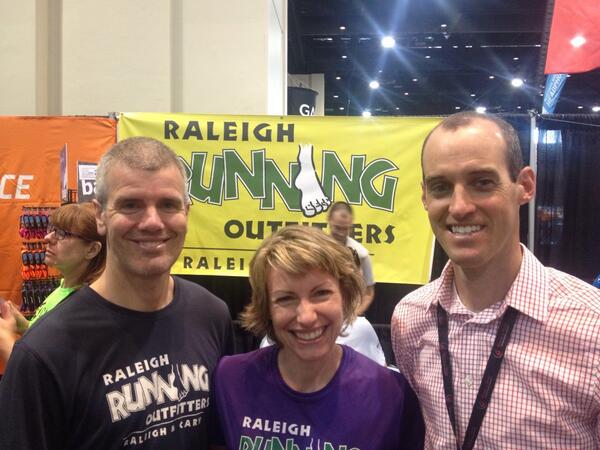 TGAReps's tweet photo. Chillin with superstar/race director Alan Culpepper and @raleighrunning at the RNR Raleigh expo! http://t.co/HNyjIacgv2