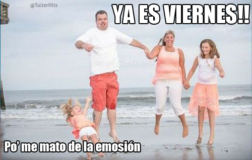 TuiterHits's tweet photo. ¡¡YA ES VIERNES!! http://t.co/zdD8qwERe5