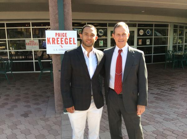 ElectKreegel's tweet photo. ​Stopped by the FGCU campus today to receive the endorsement of Student Body President Juan Cubillo​. - Doc #fl19 http://t.co/vOk2b59L80