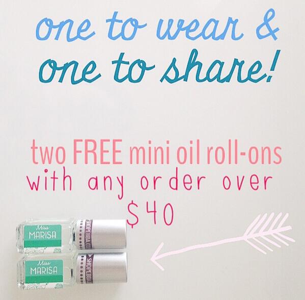shopebba's tweet photo. Celebrating our mention in @latimes by giving away 2 FREE mini roll-ons w/ any order over $40! http://t.co/98T55RXyHx http://t.co/wFJolANNSp