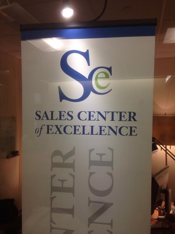 The Center of Excellence is getting ready for the big day tomorrow! #UNH #Sales