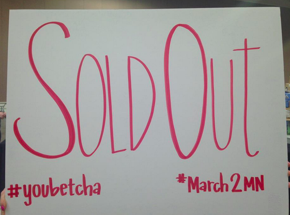 lululemonWHUS's tweet photo. MINNESOTA- it has been an absolute pleasure! We appreciate each and every one of you! -the #March2MN WHS Team http://t.co/CsxW06nqBb