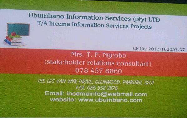 Thenjiwe Ngcobo (@incema_info) on Twitter photo 