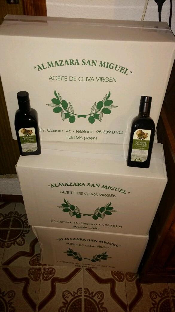 Pedido repartido en Maria (Almeria). Gracias por seguir degustando nuestro mejor tesoro. AOVE .