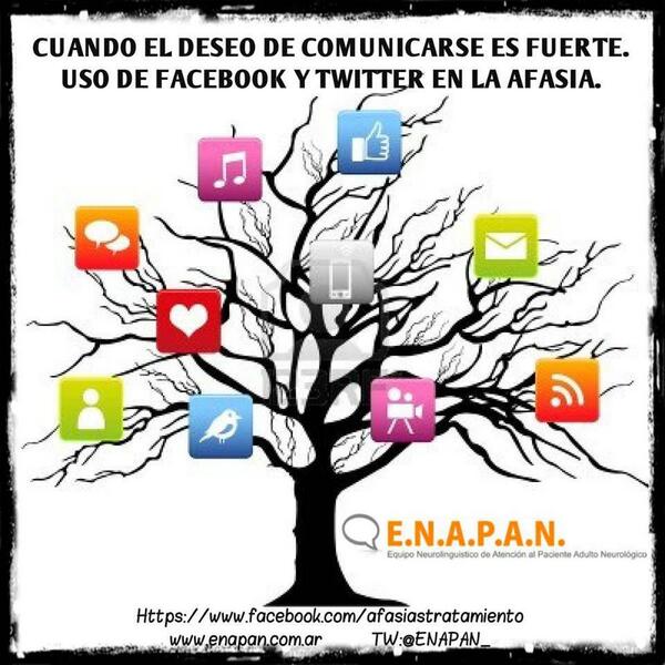 ENAPAN_'s tweet image. Viva la tecnología! #afasia #disartria #demencia