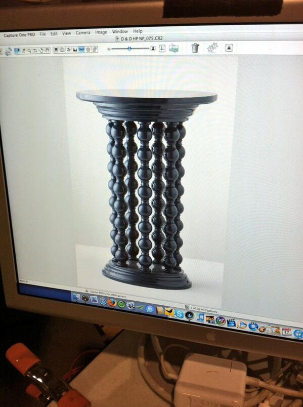 stacystyle's tweet image. Okay, @ShelleyCHolmes , you are the first to see the new @dunesandduchess Lakehouse Table debuting at #hpm14