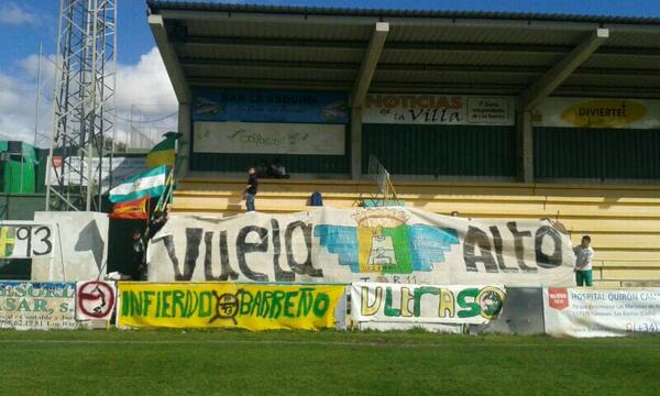 EL DIA DE HOY NO A SIDO DEL TODO MALO . FOTO DEL TIFO DEL #IB11