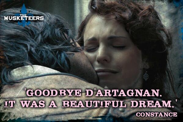 BBCOne's tweet photo. @TamlaKari We're still sobbing... #TheMusketeers http://t.co/sOYow7r7Op