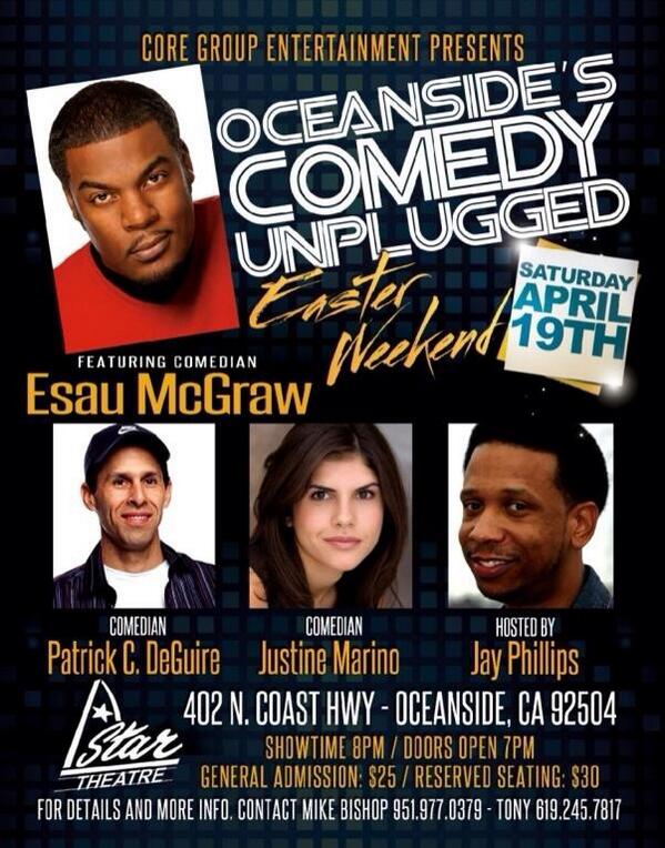 CoreGroupEnt1's tweet photo. April 19th is almost here @EsauMcgraw @JayPhillipsLive @JosephRay9 http://t.co/hLlKPh8Wvi