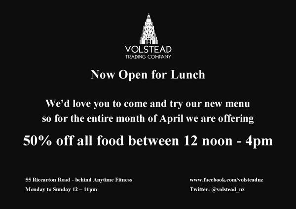 We're now open daily from Noon with our new exciting menu &amp; 50% off for all of April.
What will you have?
#craftbeer