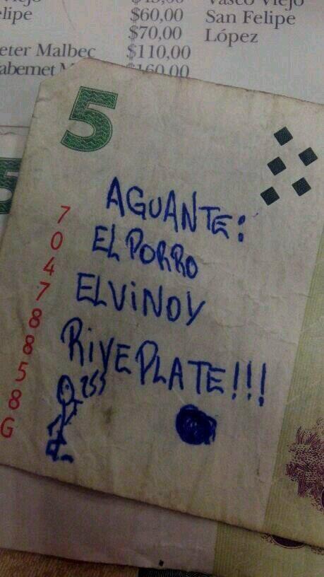 El billete sabe...