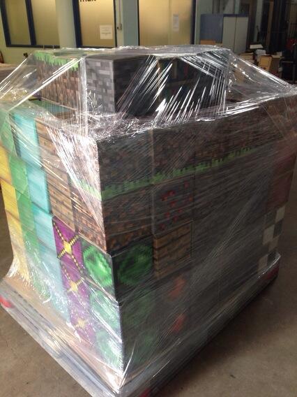 phthinkspace's tweet image. #minecraft cubes ready for #minecraft100