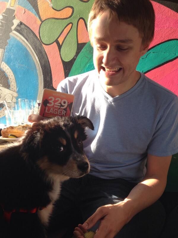 walkaboutpaige's tweet photo. Our biggest fan @zeitgeistsf ! Thanks #329NorCal @goldenroadbrew http://t.co/t7LJfFUop1