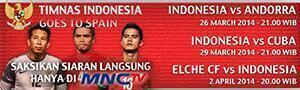 Jangan lewatkan Timnas Indonesia vs Elche, Rabu (2/4) jam 20.00 WIB. Info: <a href="/NineSportInc/">Nine Sport Inc.</a>
