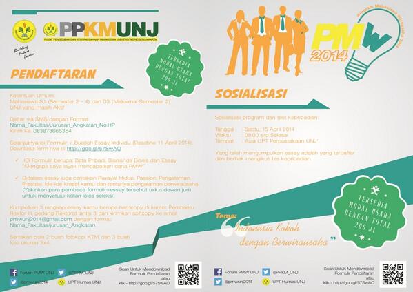 Yuk ikut .. Deadline Essay 11 April