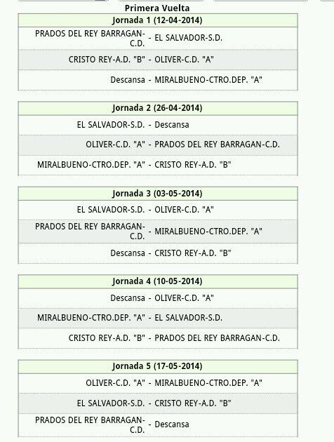 Prebenjamín queda encuadrado en grupo 4 de Copa Aragón junto a <a href="/PradosdelReyCD/">C.D Prados del Rey</a>, Cristo Rey, Oliver y <a href="/MiralbuenoCF/">MIRALBUENO C.F</a>