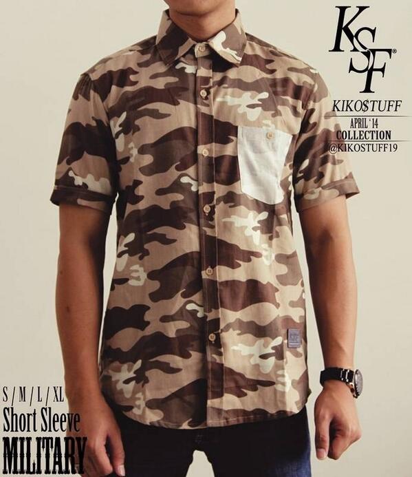 KIKOSTUFF19's tweet photo. "MILITARY" | KSF | size S M L XL | IDR 189.000,- http://t.co/zhVmS9DNAc