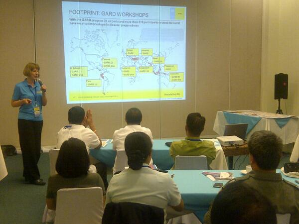 mandlesatwork's tweet photo. DHL in Cebu to Get Airports Ready for Disaster (GARD). Check out our GARD footprint - 23 airports in 5 years! http://t.co/7thMOEg56m