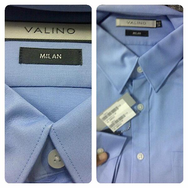 Tersedia valino blue slim fit ukuran 14 sampai 15,5 idr 150.000