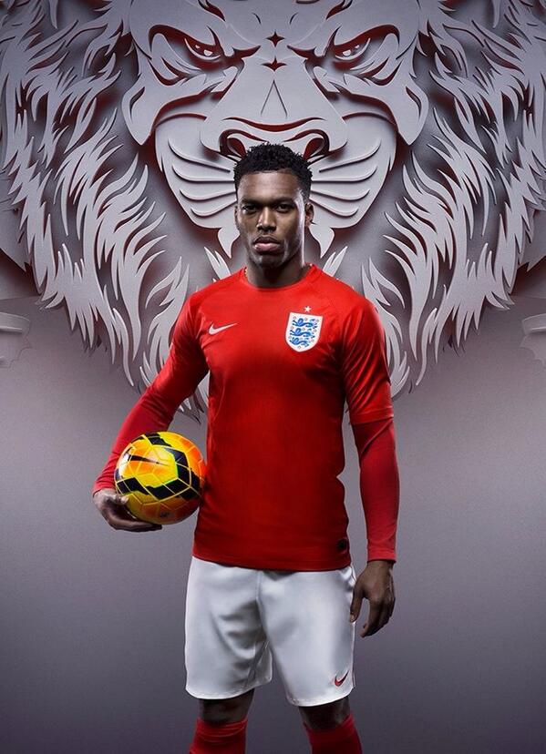 England's tweet image. PHOTO: @D_Sturridge sporting the new @england away kit from @NikeUK