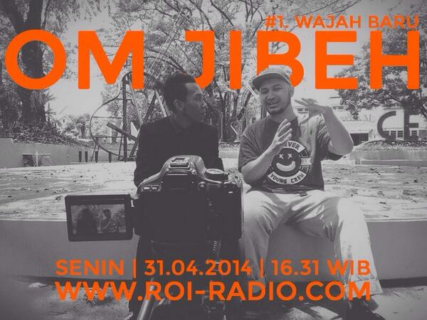 Sekitar 75 menit lagi. Om Jibeh ( <a href="/Jibehcore/">Indra Nugraha</a> ) #1: Wajah Baru, w/ <a href="/ALakaUCAY/">college star</a>. Cuma di roi-radio.com