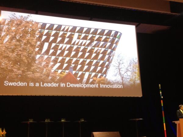 Christiankinch's tweet photo. Bill Gates continues by stating that "Sweden is a leader in Innovation..." http://t.co/M4i20PifwB