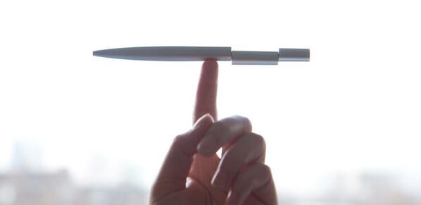designboom's tweet image. dislocated with a twist, the aerospace grade aluminum align pen by @BeyondObject designboom.com/design/align-p… #design #pens