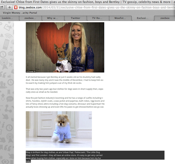 BentleyTVDog's tweet photo. Hey @Pettecoats Hope you like this mention we gave you with @MissAutomotiv on @zeeboxUK http://t.co/itlLOpXKPt x http://t.co/MbeMHyayVz