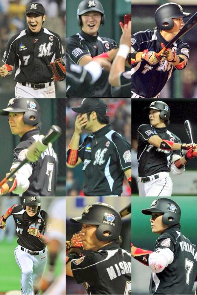 完璧わいふによる 選手 西岡剛 バッティンググローブ ミズノプロ｜野球 ミズノ アクセサリー
