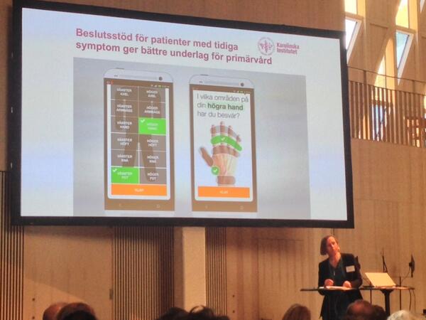 Nu berättar <a href="/SofiaErnestam/">Sofia Ernestam</a> om det inspirerande arbetet med att inkludera patienterna i vården - föredömligt!