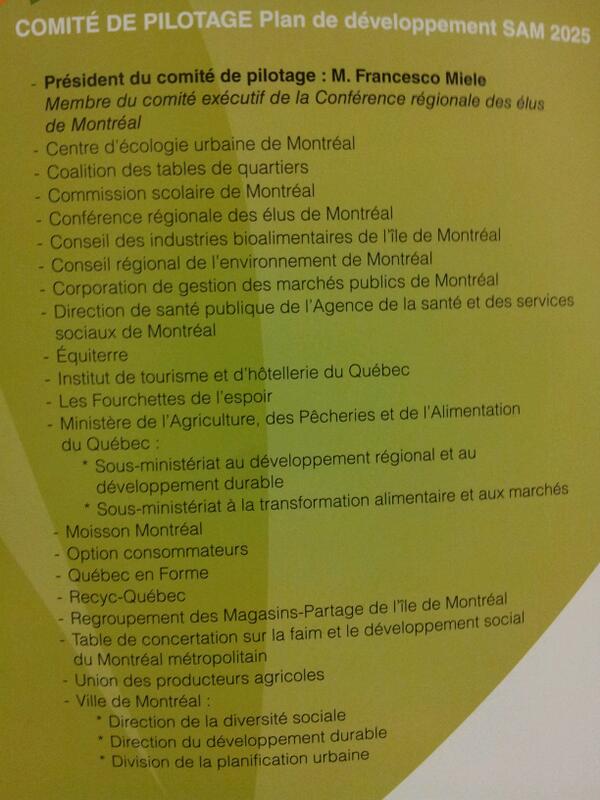 MarieveIsabel's tweet photo. SAM 2025: un plan pour une offre alimentaire saine, responsable et de proximité pour Montréal. http://t.co/GHG3WkrEy9