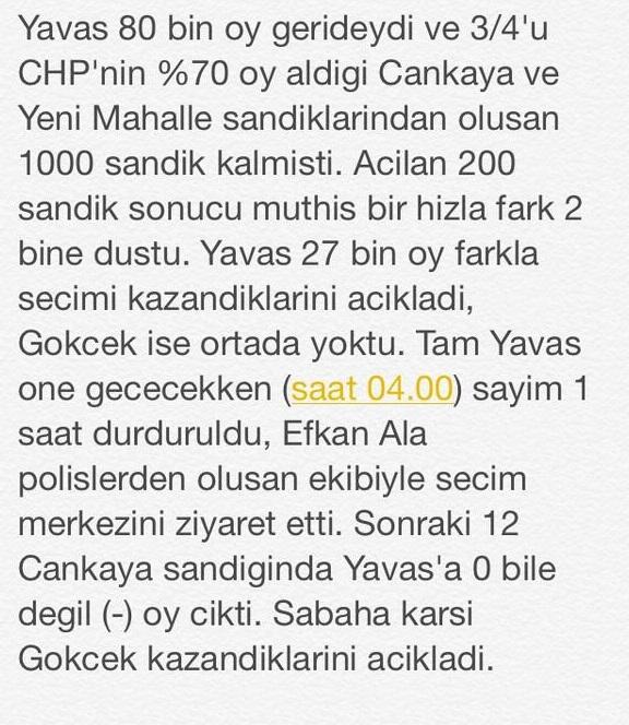 Dün Ankara'da ne oldu ki diyenlere en masum özeti