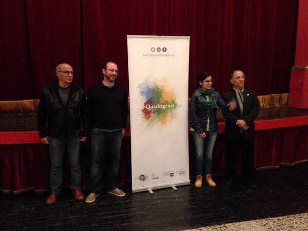 totsantcugat's tweet photo. 'Quadrigènia' de @gmediterrania s'estrenarà el 28 de juny a la pl. d'Octavià de #santcugat http://t.co/Q0440m7LZm
