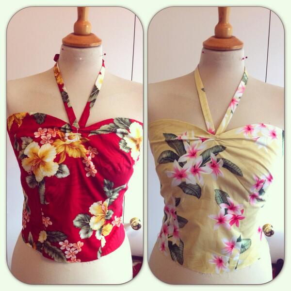 My customers are so talented! #retroclothing #hawiianfabric #http://www.lazyisland.co.uk/