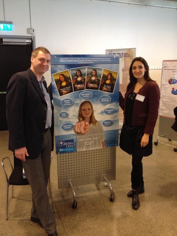 OlgaDelgadoIT's tweet photo. Presenting @MONALISA2_0 poster together with @UlfSiwe #MWGL2014 prepared by Krystyna Wojnarowicz @MARSEC_XL http://t.co/KtslJ3aw3Z