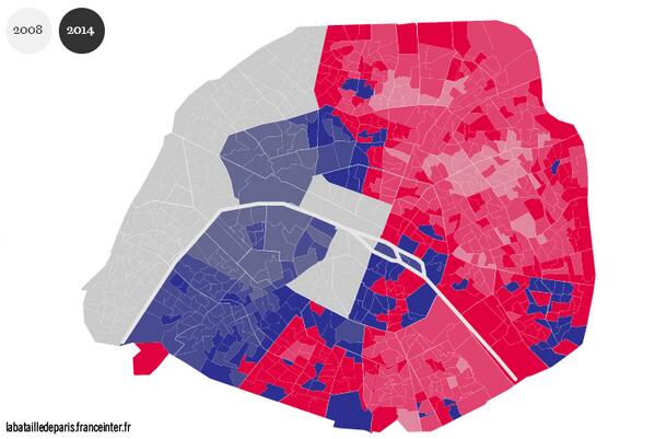 franceinter's tweet photo. #datas #infographie Découvrez le nouveau visage politique de #Paris http://t.co/VWHx33Lwxh #intermun #Municipales2014 http://t.co/rKanDPaSYL
