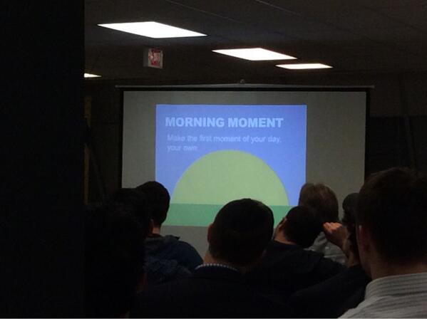phoneapi's tweet photo. Great presentation from Morning Moment at @NewJerseySW . @phonecom @phonedotcom http://t.co/0reNwt18c8