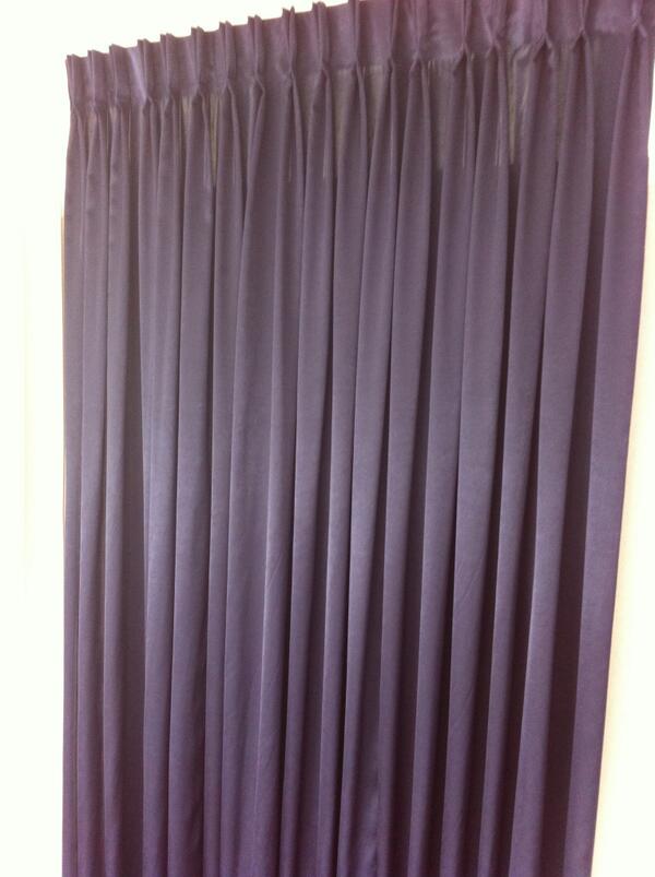 Nieuwe showgordijn van onze nieuwe kwaliteit shine.....