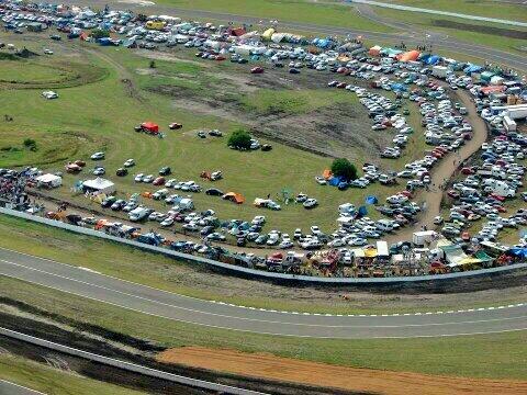 NadiaCutro's tweet image. Imagen aérea del sabado #autodromodeconcordia