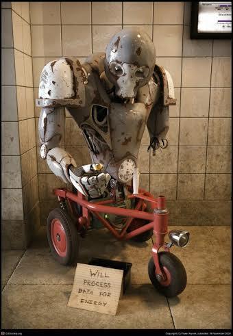 AngelaStAubin's tweet photo. I feel like this guy. Will process data for food! http://t.co/3y6ru90q1z