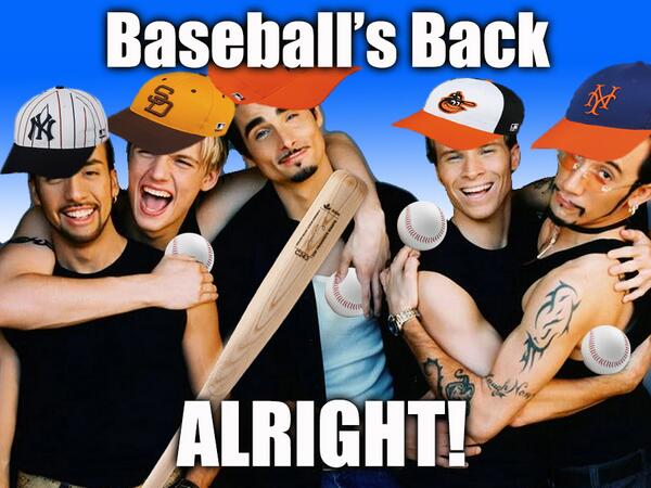 theFlama's tweet image. Happy Opening Day! #BaseballsBack